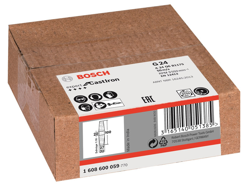 Bosch SLIBESKIVE KORUND 100MM K24 GGS 6