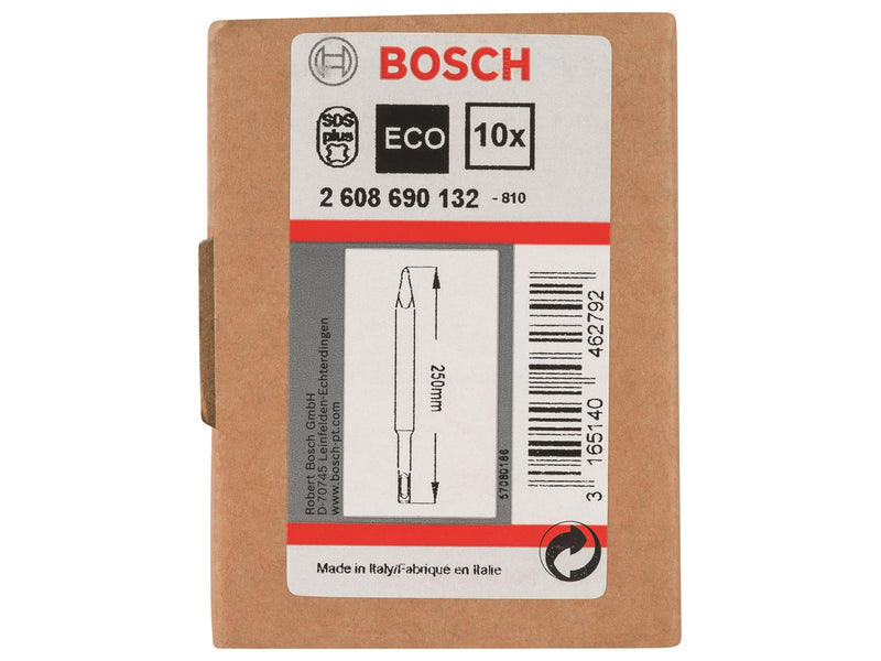 Bosch SPIDSMEJSEL SDS-PLUS 250MM 10STK