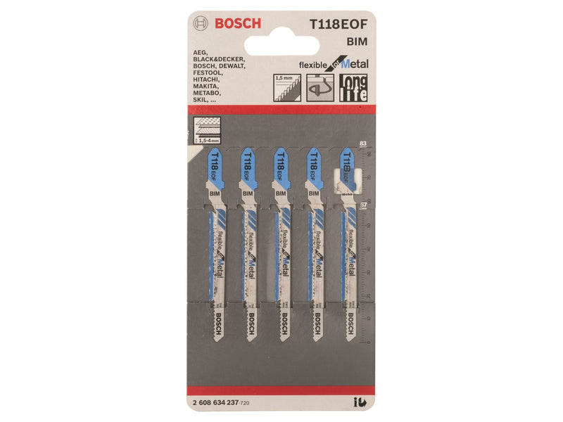Bosch STIKSAVKL T 118 BOF BIMETAL 5 STK