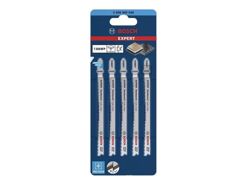 Bosch STIKSAVKLINGE T308BFP HARDWOOD 5 STK