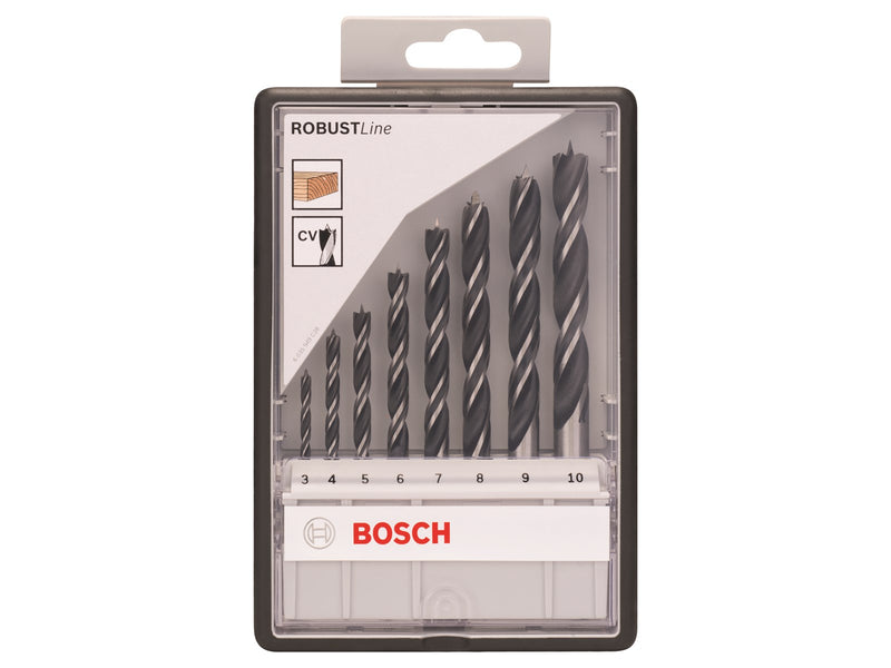 Bosch TRÆBORSÆT 3-10MM 8 STK ROBUSTLINE
