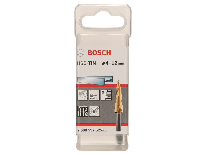 Bosch TRINBOR HSS-TIN 4-12X65X6MM CYL