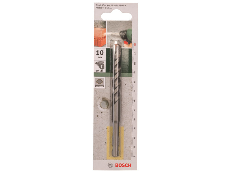 Bosch UNEO SDS Quick Masonary Drill Bit 10mm 120mm Pack of 1