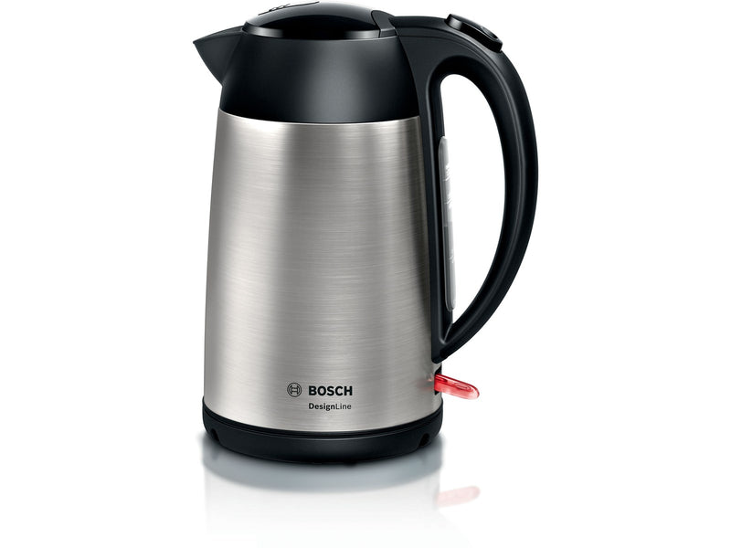 Bosch Wasserkocher TWK3P420 - Rostfreier Stahl/Schwarz - 2400 W