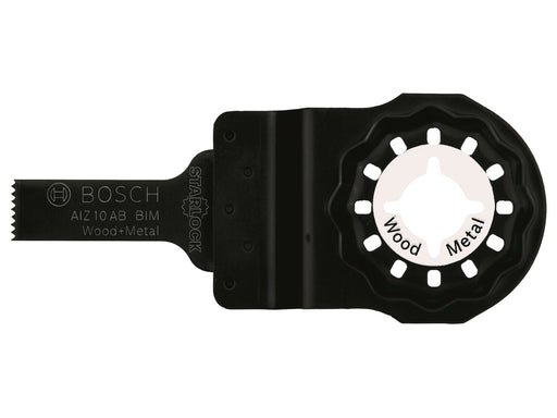 Bosch bim plunge cut saw blade aiz 10 ab wood and metal 10 x