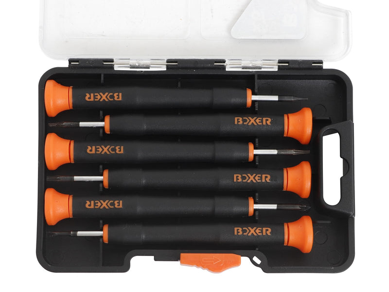 Boxer 6-piece Torx precision screwdriver set