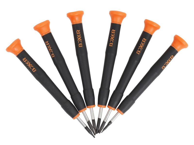 Boxer 6-piece Torx precision screwdriver set