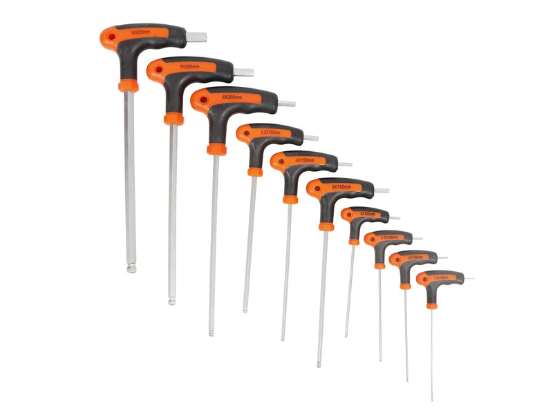 Boxer Allen key T-key set 10 sizes