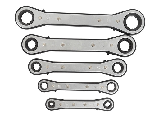 Boxer Combination wrench set with ratchet - double