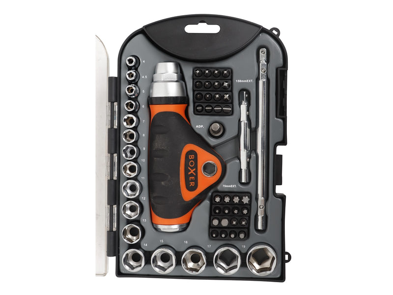 Boxer Socket and bit set - 52 pieces