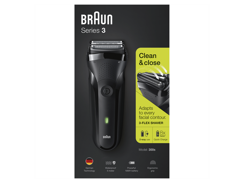 Braun Rasierapparate Series 3 300s Black