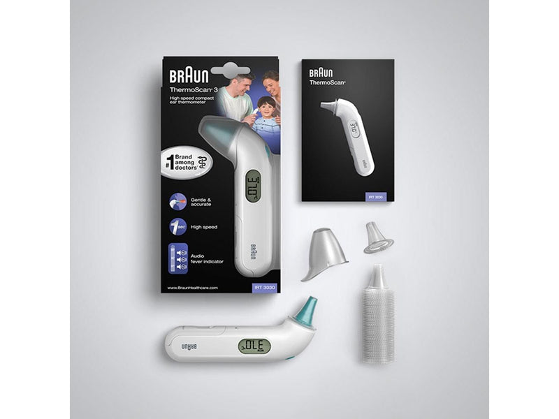 Braun Thermometer ThermoScan 3 IRT 3030
