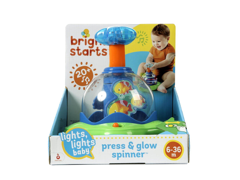 Bright Starts Press & glow spinner