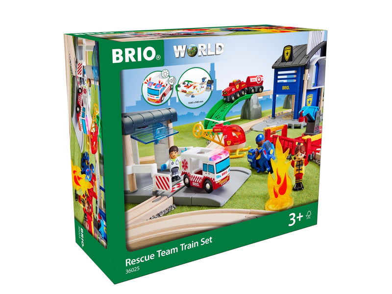 Brio 36025 Rescue Team Train Set