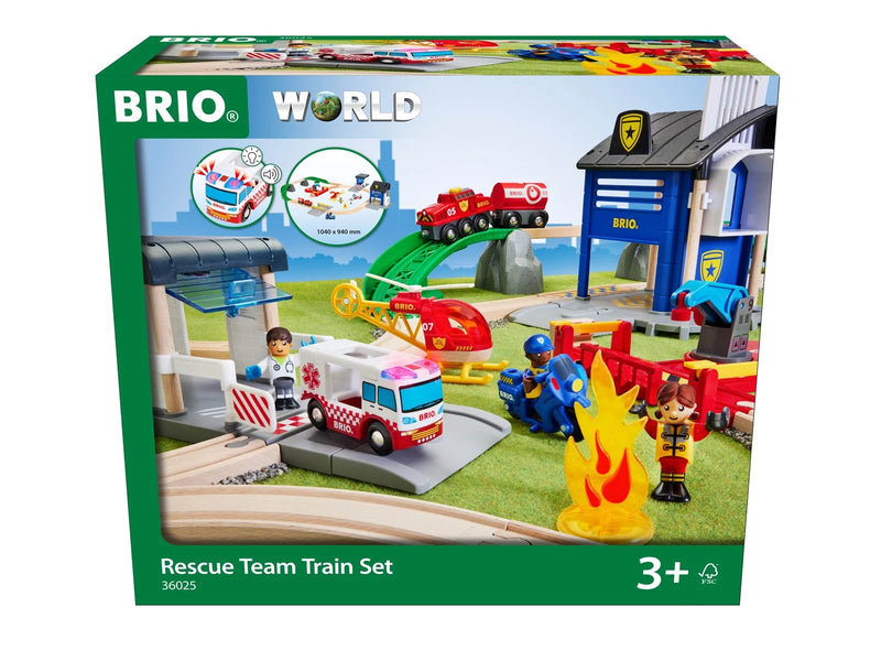 Brio 36025 Rescue Team Train Set