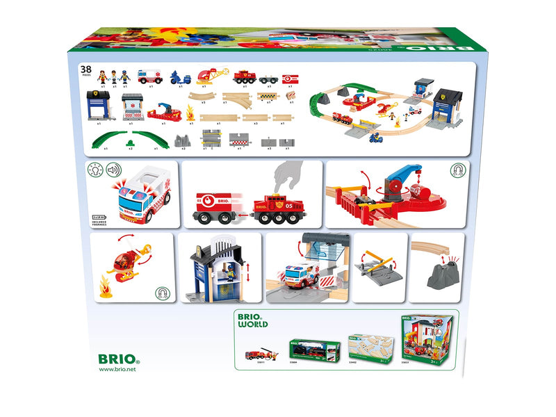 Brio 36025 Rescue Team Train Set