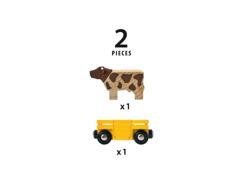 Brio Cow & Wagon