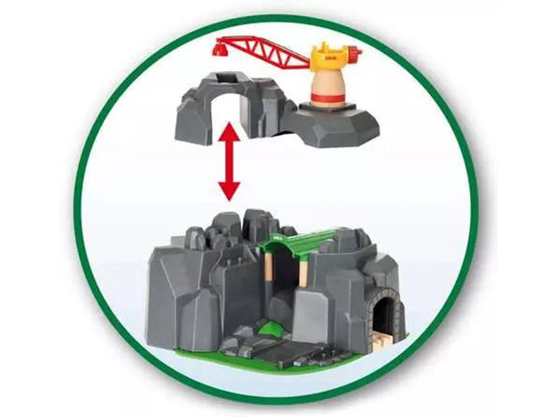 Brio Crane and Mountain Tunnel