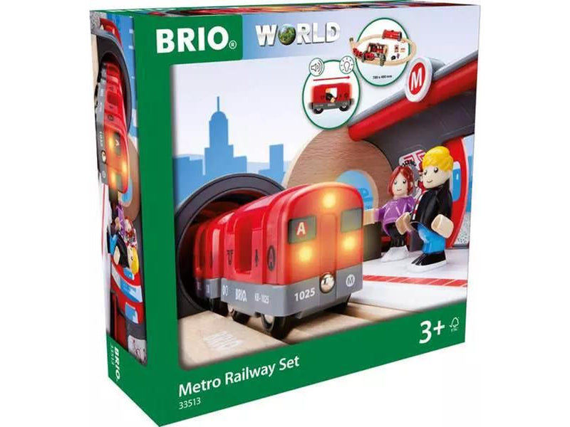 Brio Metro Railway Set