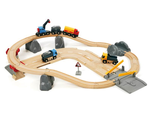 Brio Straßen & Schienen Steinverlade Set