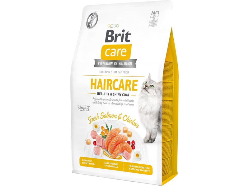 Brit Care Cat Grain-Free Haircare Healthy and Shiny Coat 2kg