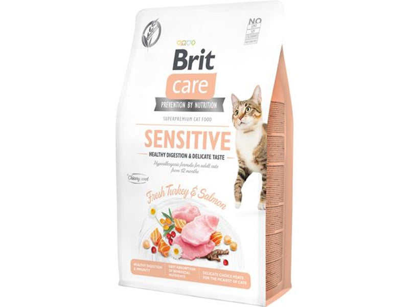 Brit Care Cat Grain-Free Sensitive Healthy Digestion and Delicate Taste 2kg