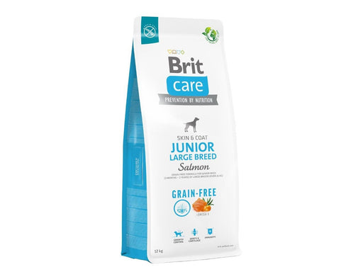 Brit Care Junior Large Breed Salmon - dry dog food - 12 kg