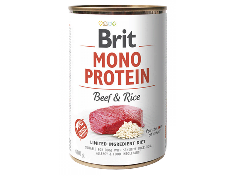 Brit Mono Protein Beef & Rice 400g
