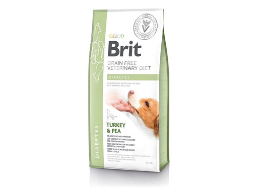 Brit Veterinary Diets Grain Free Diabetes Turkey and pea - dry dog food - 12kg