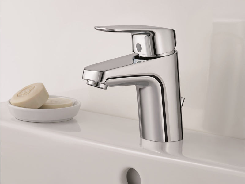 Børma Borma ceraflex basin mixer with push open waste chrome