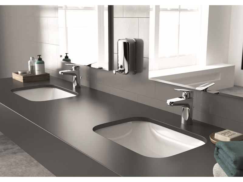 Børma Borma ceraflex bluestart basin mixer with pull up waste chro