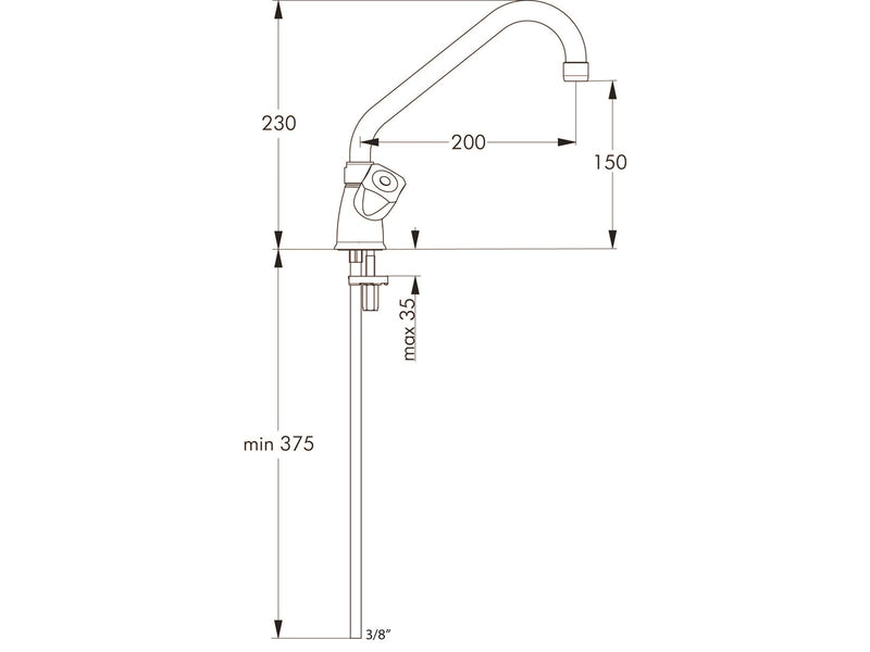 Børma Borma standard kitchen mixer