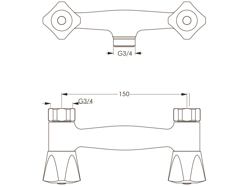 Børma Borma standard shower mixer