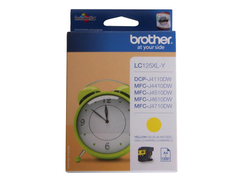 Brother LC 125XLY / LC125XLY High Capacity Yelllow Ink - Tintenpatrone Gelb