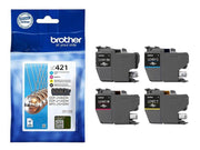 Brother LC 421VAL 4-Pack Ink Black/Yellow/Cyan/Magenta