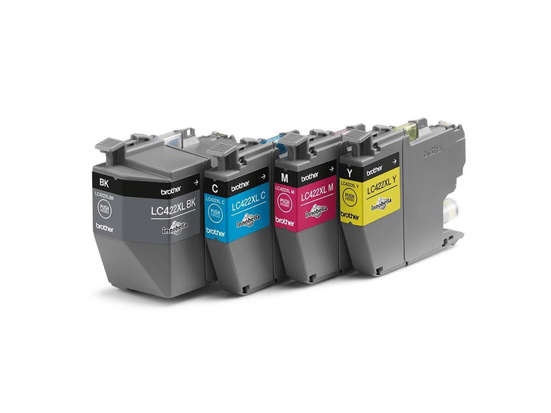 Brother LC 422XL Ink (Black Yellow Cyan Magenta) 4-Pack