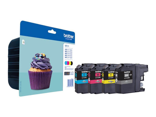 Brother LC123VALBP / LC 123VALBP 4-Pack High Capacity - Tintenpatrone Cyan