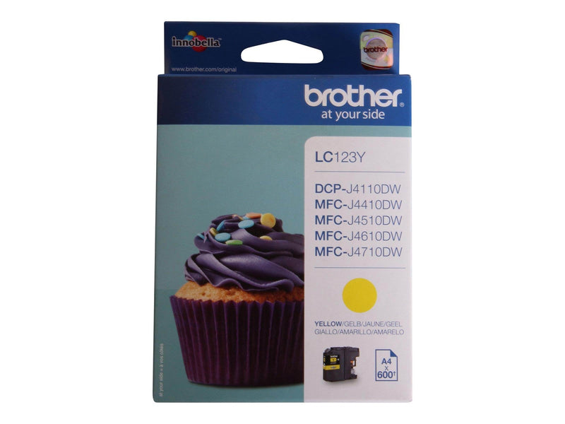 Brother LC123Y / LC 123Y Yellow Ink - Tintenpatrone Gelb