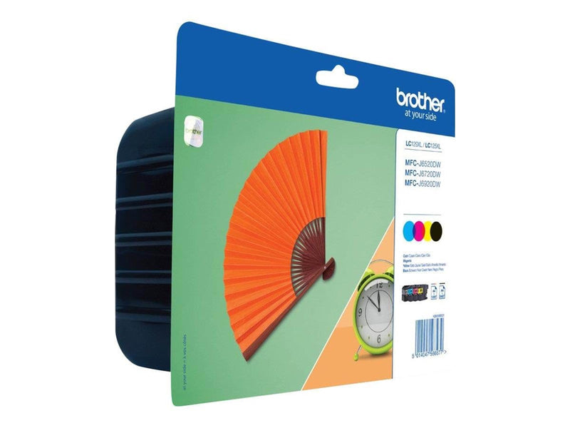 Brother LC129XLVALBP / LC 129XLVALBP Value Pack 4-Pack Ink - Tintenpatrone Cyan