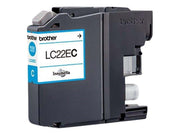 Brother LC22EC / LC 22EC High Capacity Cyan Ink