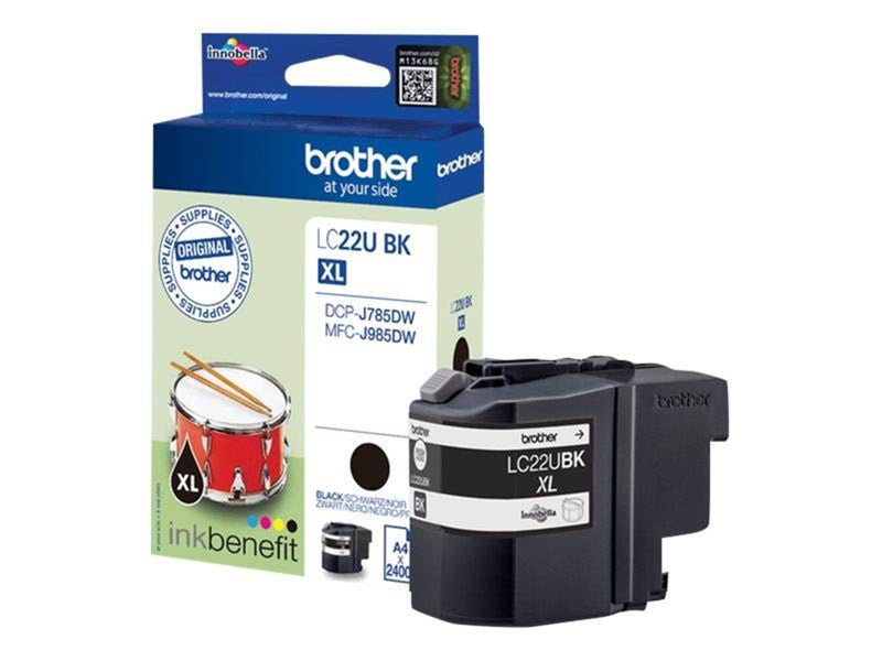 Brother LC22UBK / LC 22UBK High Capacity Black Ink