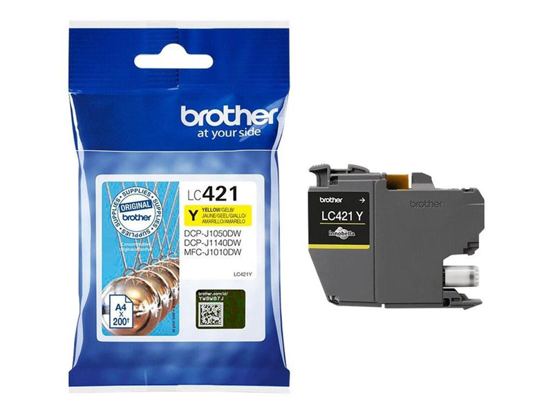 Brother LC421Y Yellow Ink