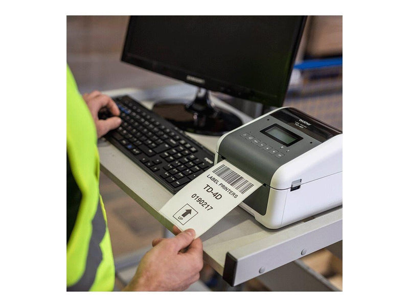 Brother TD-4455DNWB - label printer - B/W - direct thermal