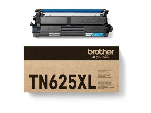 Brother TN625XLC - high capacity - cyan - original - toner cartridge