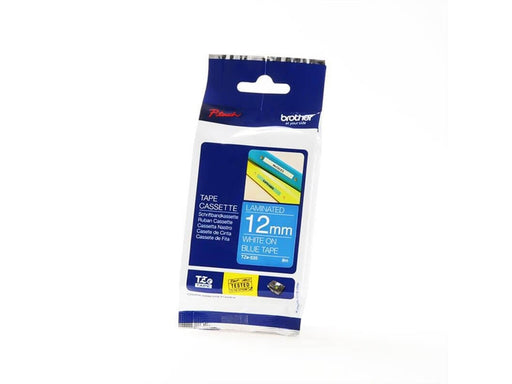 Brother TZE535 - White on blue - Roll (1.2 cm x 8 m)