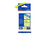 Brother TZEC31 / TZe-C31 Black on fluorescent Yellow Ribbon (12mm x 5m)
