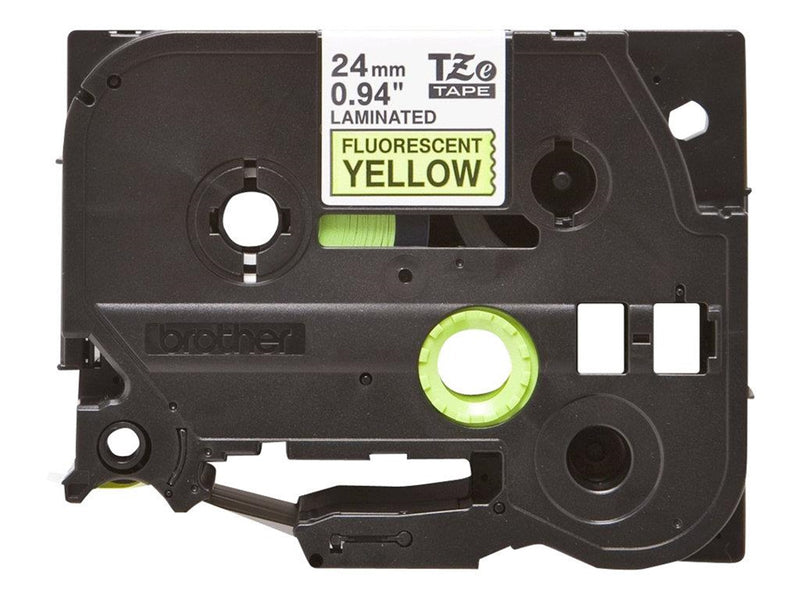 Brother TZEC51 Black on Yellow Roll (2.4cm x 5m)