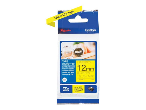 Brother TZe 631S - Black on yellow Roll (1.2 cm x 4 m)