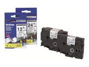 Brother Tape brother 12 mm black/white tze-s231 strong adhesive