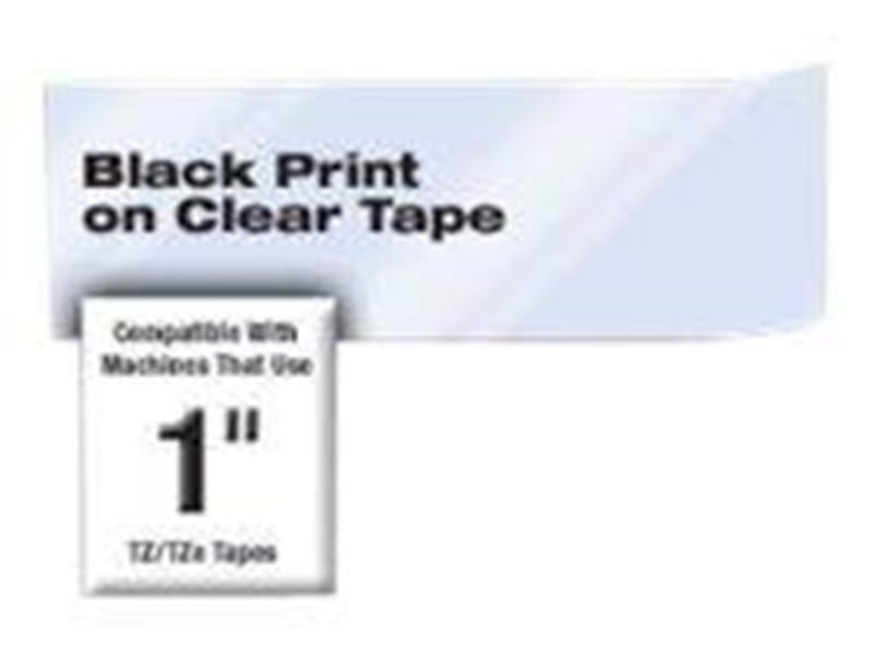 Brother Tape brother 24mm black/clear - tze-s151